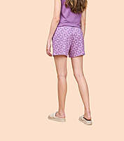 Enamor Essentials Womens Mid Rise Relaxed Fit Thigh Length Jersey Shorts E062