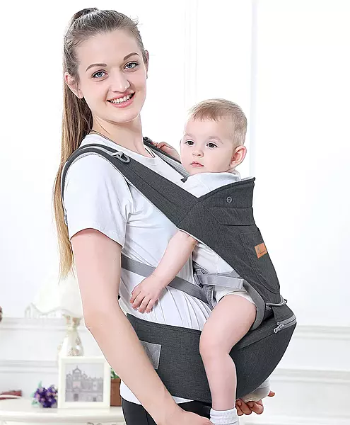 R For Rabbit - Upsy Daisy Ergo Carrier - Dark Grey