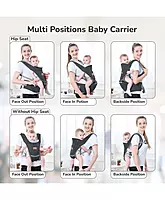 R For Rabbit - Upsy Daisy Ergo Carrier - Dark Grey