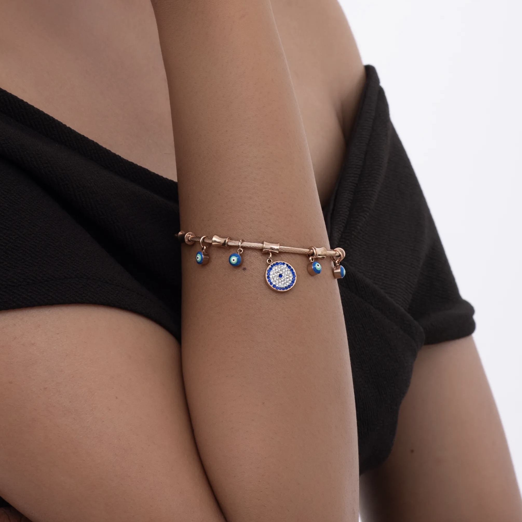 Graceful Evil Eye Bracelet
