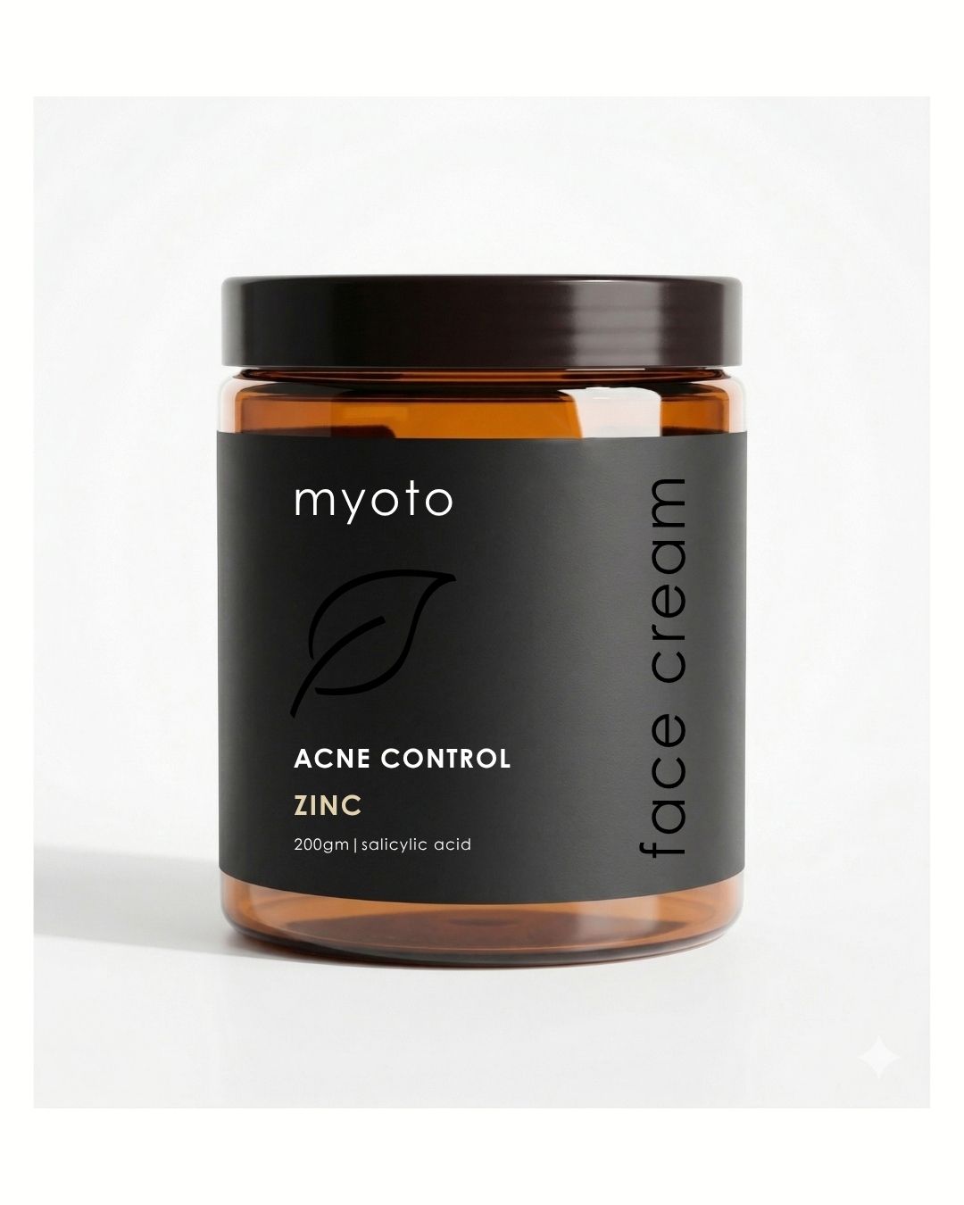 myoto acne control face cream - salicylic acid & zinc | 200gm
