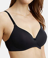 Jockey Wirefree Padded Microfiber Elastane Stretch Full Coverage T-Shirt Bra with Magic Under Cup 1819
