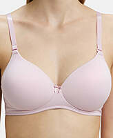 Jockey Wirefree Padded Microfiber Elastane Stretch Full Coverage T-Shirt Bra with Magic Under Cup 1819