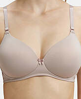 Jockey Wirefree Padded Microfiber Elastane Stretch Full Coverage T-Shirt Bra with Magic Under Cup 1819