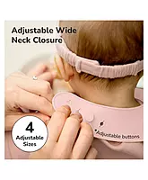 R For Rabbit- Safari Silicone Bib - Peach