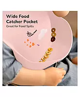 R For Rabbit- Safari Silicone Bib - Peach