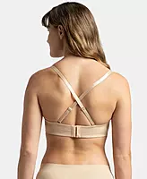 JOCKEY Under-Wired Padded Soft Touch Microfiber Elastane Stretch Full Coverage Strapless Bra with Ultra-Grip Support Band 1831