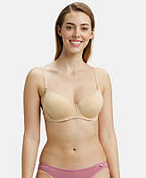 Jockey Wired Padded Soft Touch Microfiber Elastane Stretch Medium Coverage Multiway Backless Bra 1832