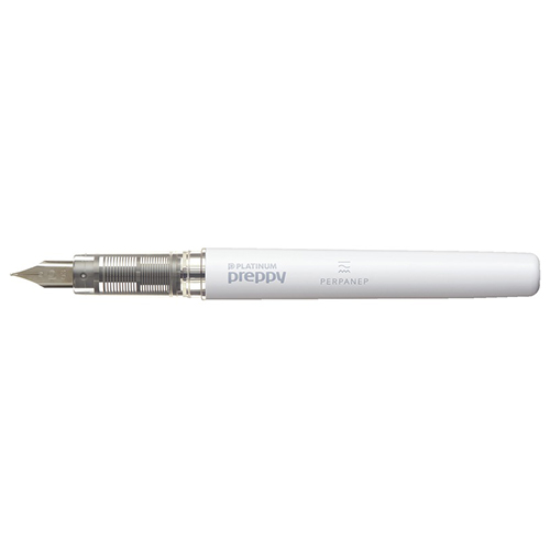 Kokuyo Fountain Pen PPP Preppy Fine Point White