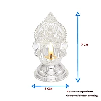 Silver Kamakshi Diya (38 grams)