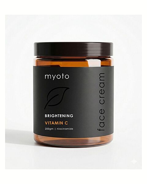 myoto brightening face cream - vitamin c & niacinamide | 200gm