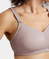 Jockey Wirefree Non Padded Soft Touch Microfiber Elastane Stretch Full Coverage Minimizer Bra with Broad Cushioned Fabric Strap 1841X
