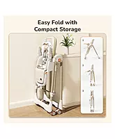 R for Rabbit Marshmallow Smart 2-in-1 High Chair with Swing for Baby, Adjustable Height, Dual Tray, Reclinable Backrest & Footrest Feeding Chair