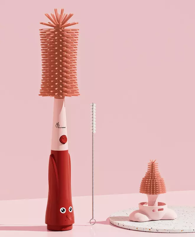 R For Rabbit - Hygo Care Bunny - Bottle Cleaning Accessories - Red