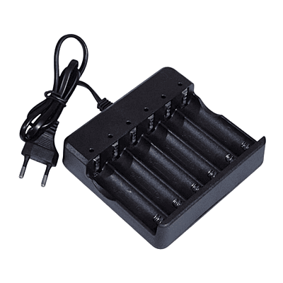 18650x6 Li-Ion Battery Charger Adapter