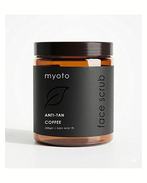myoto anti-tan face scrub - coffee | 200gm