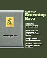 Browntop Rava | Gluten Free