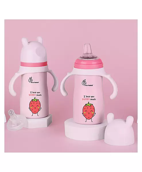 R For Rabbit - Steebo Fusion Spout Cup - Pink