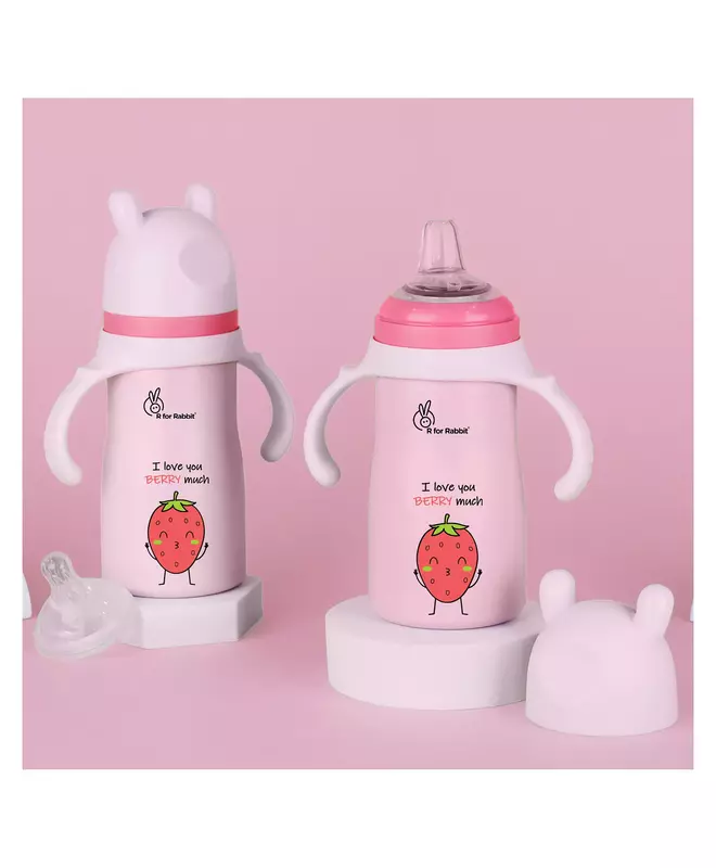 R For Rabbit - Steebo Fusion Spout Cup - Pink