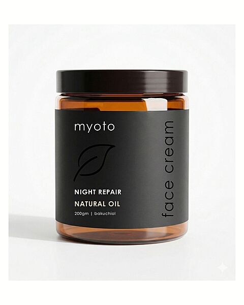 myoto night repair face cream - bakuchiol | 200gm