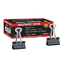 MUSIC 555 Black Binder Clip MUSIC 555 Black Binder Clip