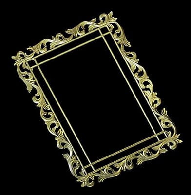 3D Carving Mirror Frame 003