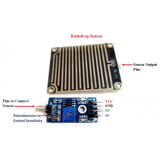 Raindrop Sensor with I2C module