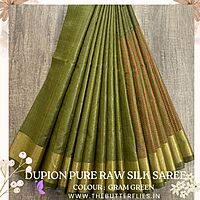 DUPION RAW SILK SAREE YBRSRSS21839