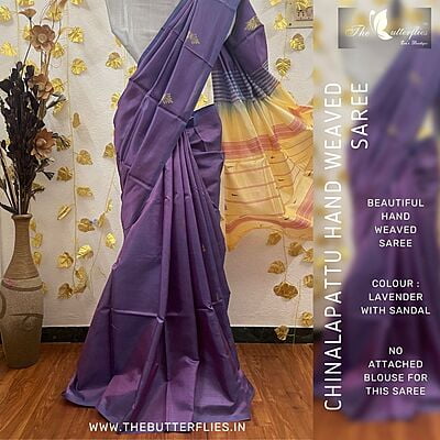 CHINNALAPATTU HAND WEAVED SAREE MDTSSIL20878