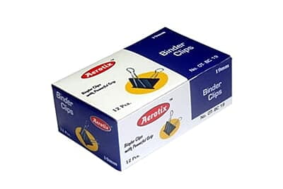 Aerotix binder clips 19mm