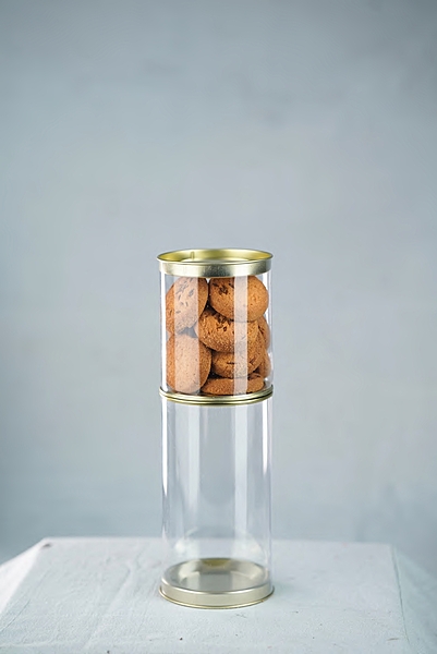 CLEAR TIN JARS - 500 ML