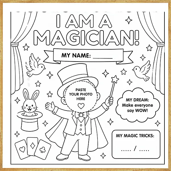 I Am a Magician – Colour & Frame Kit
