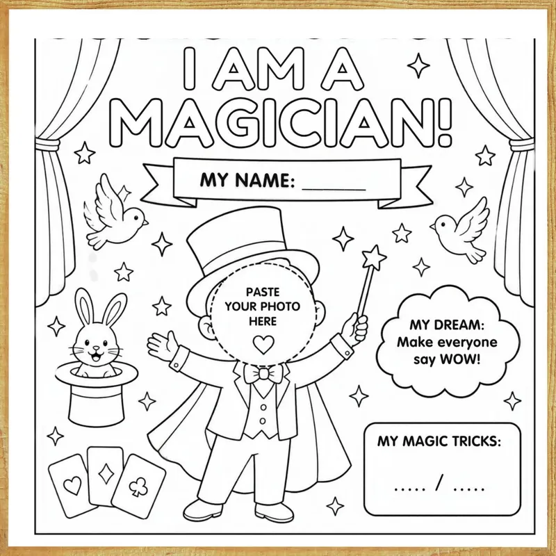 I Am a Magician – Colour & Frame Kit