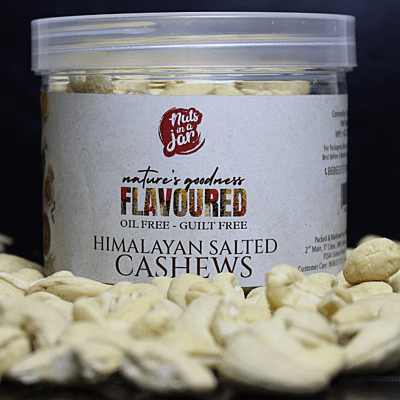 Oil Free Flavoured Himalayan Salted Cashews 250 Grams Oil Free Flavoured Himalayan Salted Cashews 250 Grams