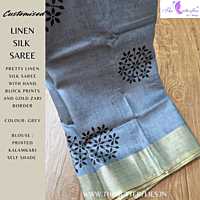 LINEN SILK SAREE YBRSLIN22121