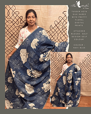 KOTA TUSSER SILK SAREE KKISKOT25157