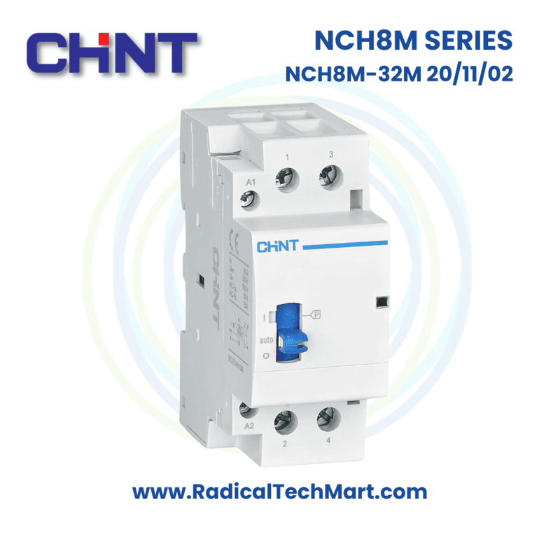 Chint NCH8-32M 20/11/02 Modular AC Contactor Front View