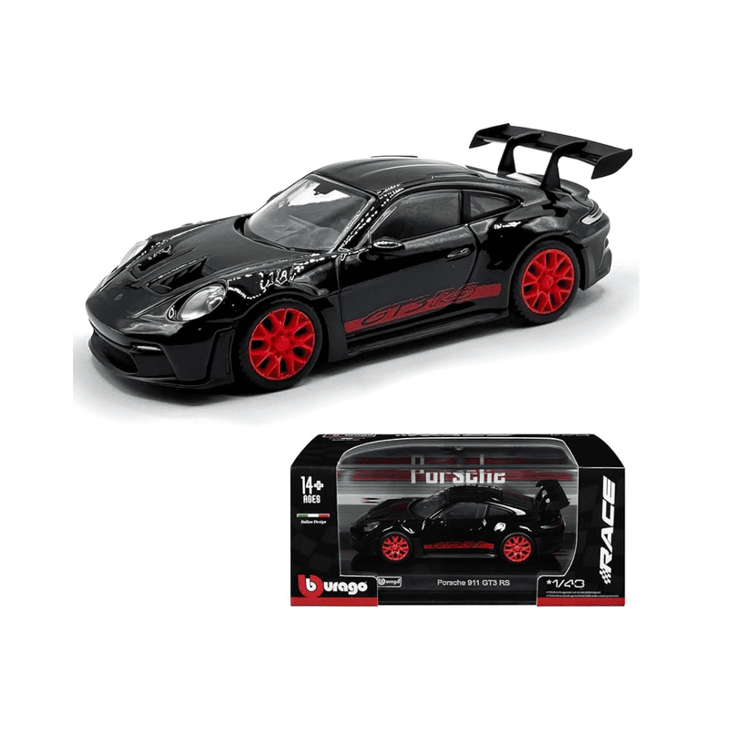 Porsche 911 GT3 RS-Black 1:43 Bburago