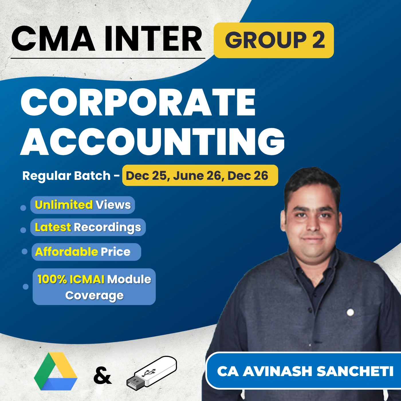 CMA Inter Corporate Accounting (Group 2) By CA Avinash Sancheti CMA Inter Corporate Accounting (Group 2) By CA Avinash Sancheti