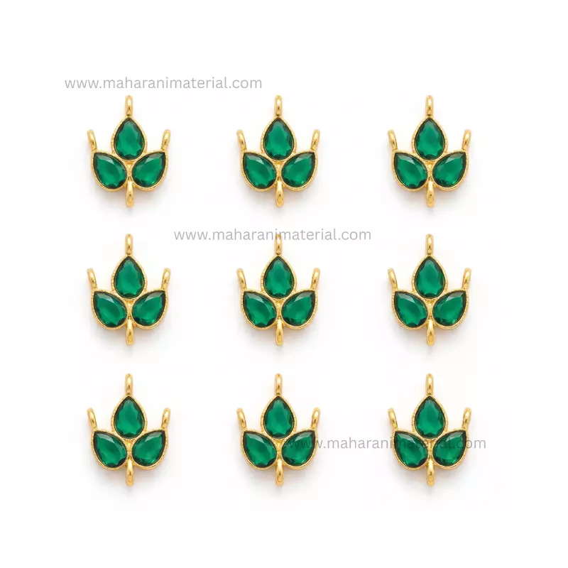 Leaf Kundan Hook {9Rs pp}