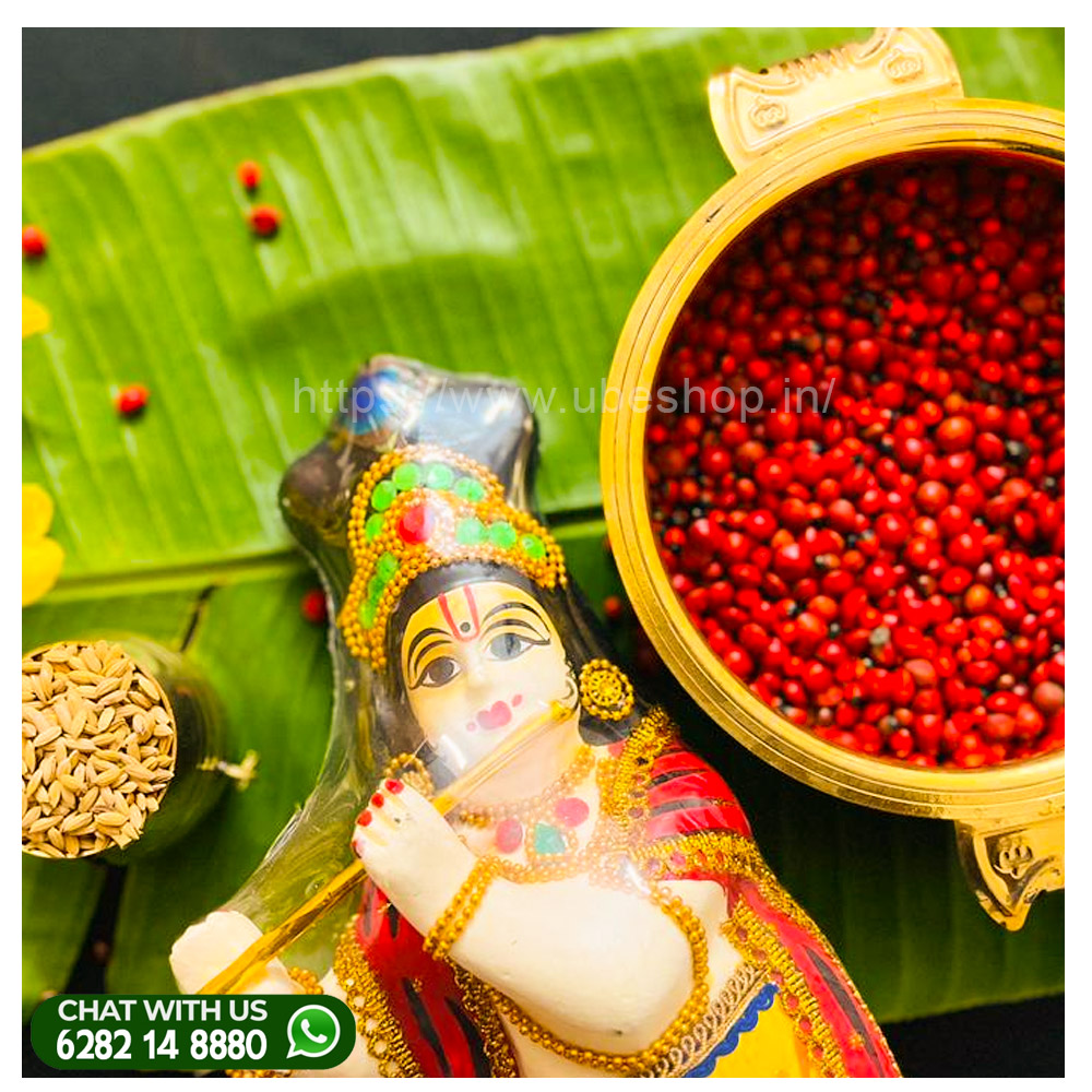 vishu-set 7 inch krishna uruli manjadi para vishu-set 7 inch krishna uruli manjadi para