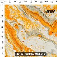 19123 Saffron Marbling