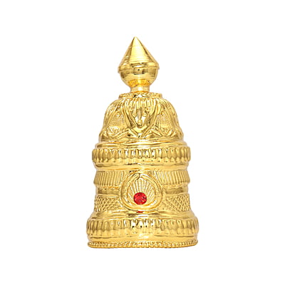 Gold Plated Full Round Crown/Kireedom for God