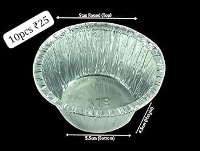 Aluminium Foil Baking Cups10pc round
