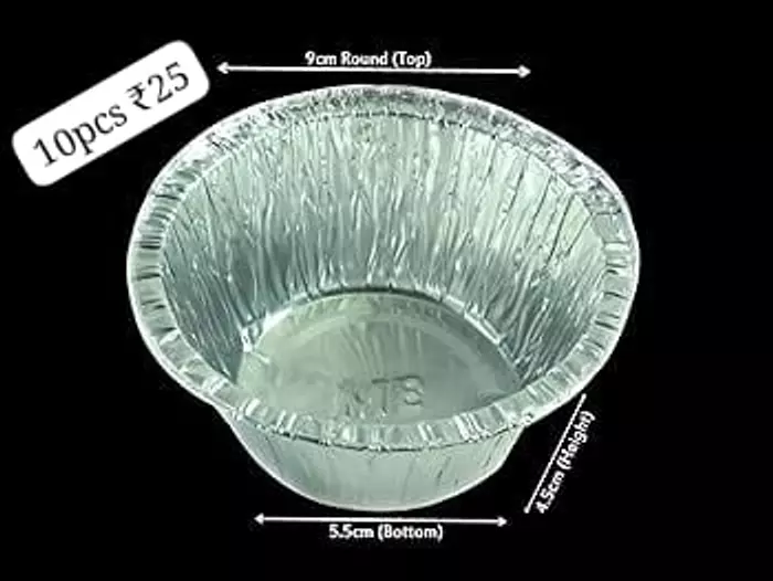 Aluminium Foil Baking Cups10pc round