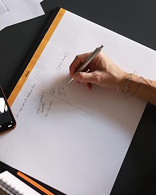 Rhodia Undated Weekly Desk Pad