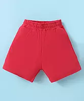 ToffyHouse  Half Sleeves T-Shirt & Shorts Set With London Print - Red