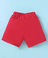 ToffyHouse  Half Sleeves T-Shirt & Shorts Set With London Print - Red