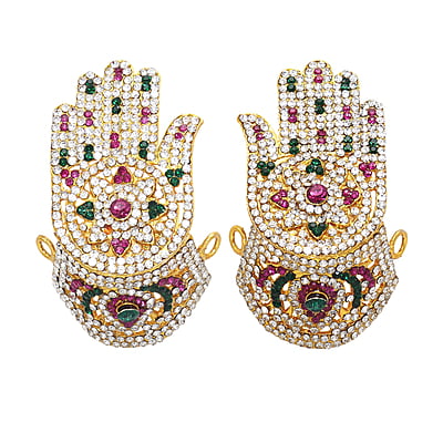 God Ornament Gold Plated God,Goddess Hand & Leg God Ornament Gold Plated God,Goddess Hand & Leg