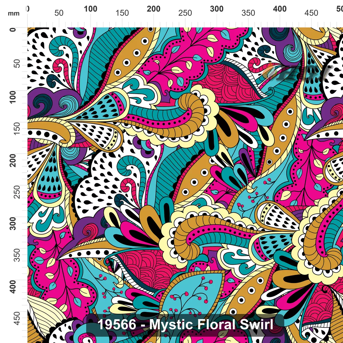 19566 Mystic Floral Swirl